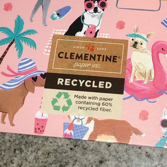 ✨NWT✨ Clementine Paper Spiral Notebook Journal Notebook Set of 2 Dog Print Theme - Picture 13 of 15